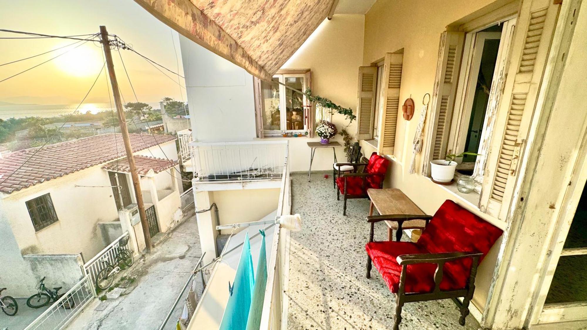 Appartement Vue Sur Mer Soul Family, Egine Aegina Exterior foto
