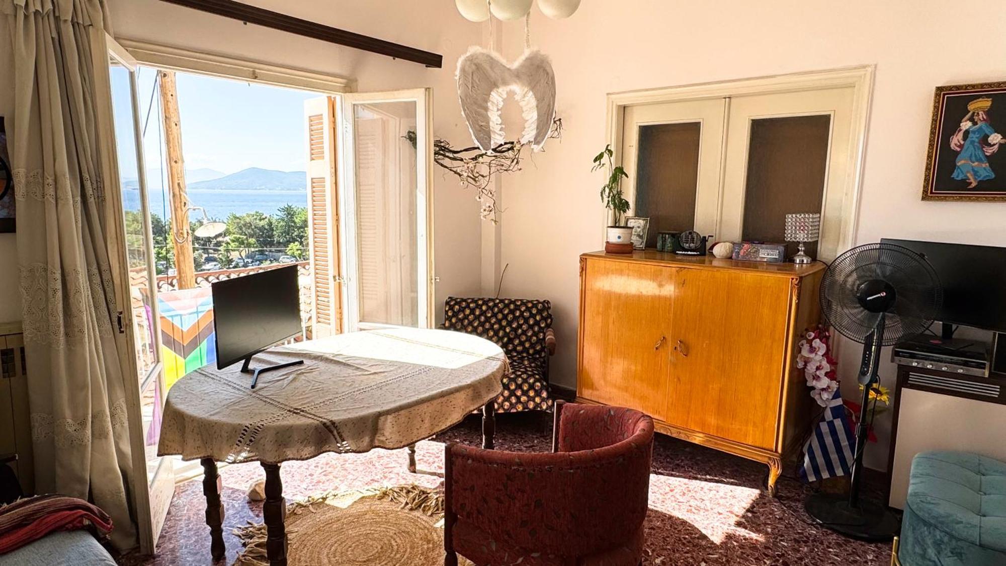 Appartement Vue Sur Mer Soul Family, Egine Aegina Exterior foto