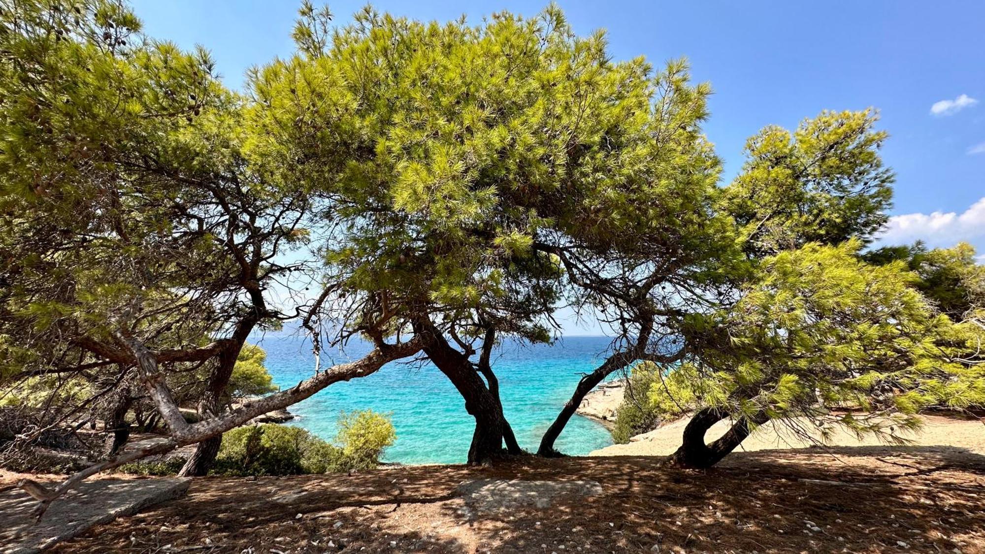 Appartement Vue Sur Mer Soul Family, Egine Aegina Exterior foto