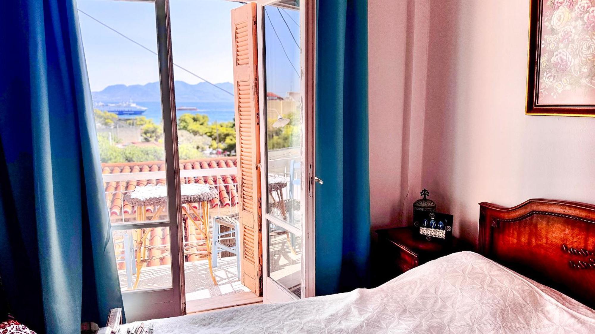 Appartement Vue Sur Mer Soul Family, Egine Aegina Exterior foto
